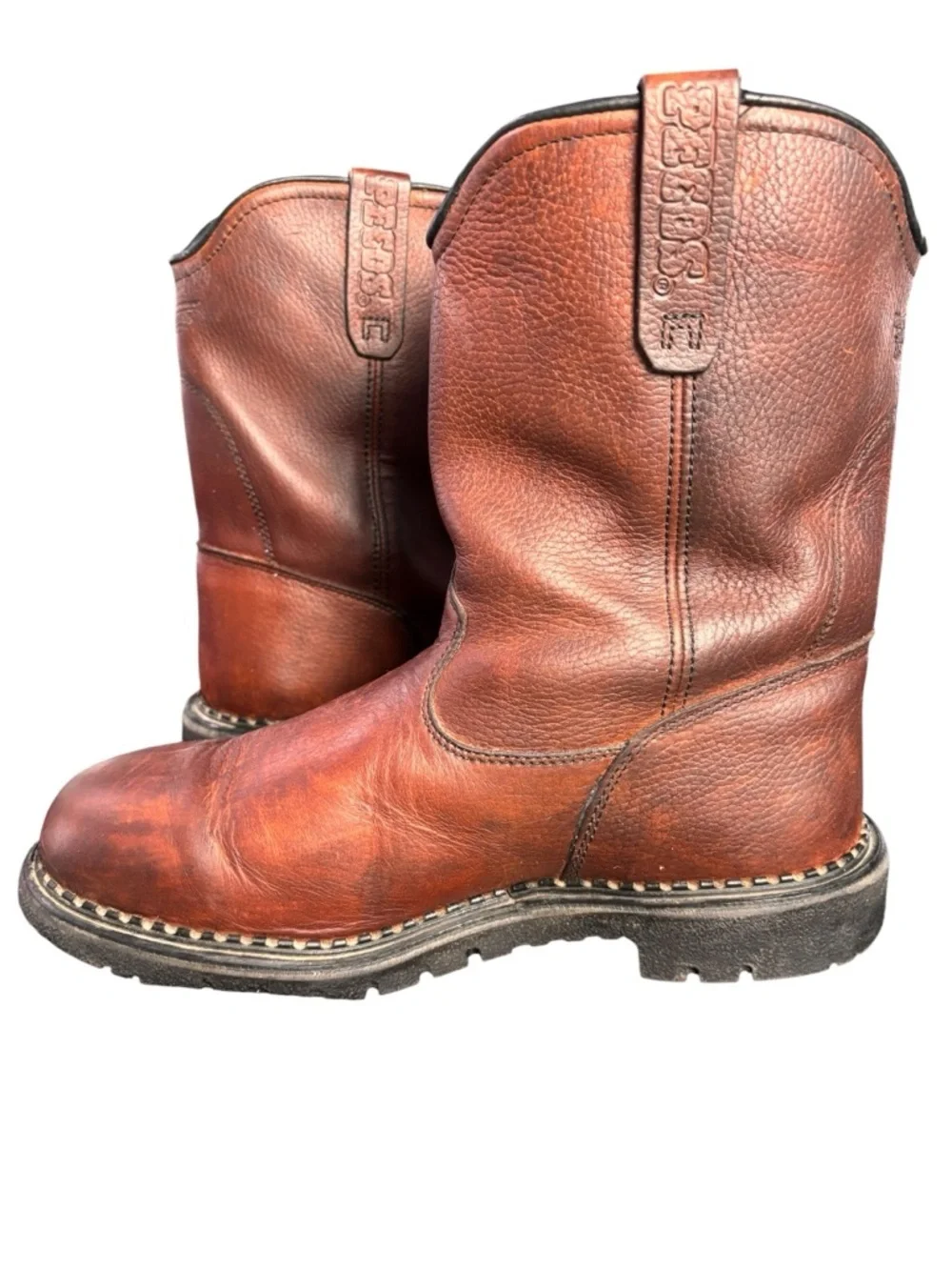 Red Wing Pecos 1149 Pull-On Brown Leather Work Boots – Sz 11 EE (E2)
